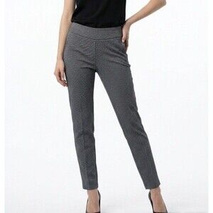 ZOE + PHOEBE Médium Gray Pinstripe Pull On‎ Leggings Ankle Pants